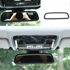 For Range Rover Sport 14-2016 Carbon Fiber Interior Rearview Mirror Cover Frame - Picture 1 of 5