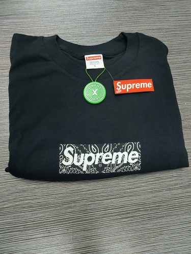 Grand T shirt L noir Supreme