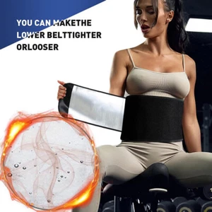 Women Support Waist Trimmer Belt Workout Sweet Slimming Belt Stomach Wrap US - Picture 1 of 13
