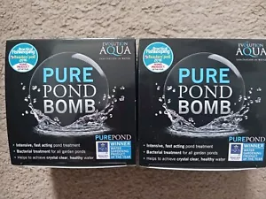 2 x EVOLUTION AQUA PURE POND BOMB CLEANING TREATMENT CLEAR HEALTHY FISH POND - Picture 1 of 1