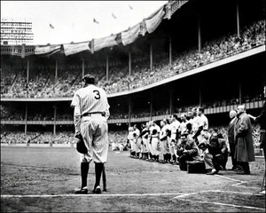 Babe Ruth Farewell Photo 8X10 - New York Yankees 1948 - Picture 1 of 4