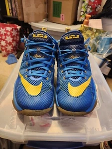 Nike LeBron 12 Low Entourage Photo Blue Size 9 724557-484 - Bild 1 von 6