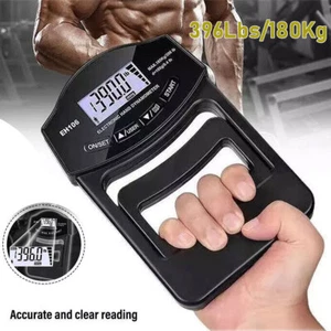 Digital Hand Dynamometer Grip Strength Tester 396Lbs/180Kg Grip strength Tester - Picture 1 of 15