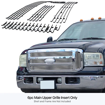 Se adapta a Ford F250/F350 Super Duty/Excursion 2005-2007 parrilla superior principal Foto 1 de 4