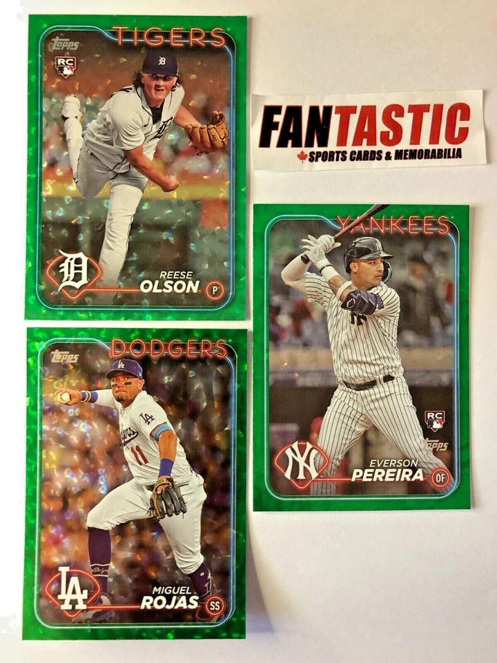 Green Foilboard /499 Parallel Card YOU PICK 2024 Topps Series 1, 2 & Update - Image 1 of 4