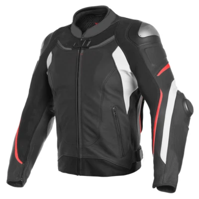 Motorbike Protective Racing Jacket Motorcycle Customized Cowhide Leather Jacket — 第 1/3 张图片