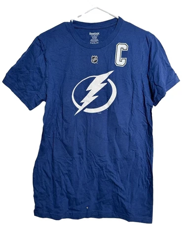 Reebok Men's Tampa Bay Lightning Steven Stamkos #91 Jersey T-Shirt, Blue, Small Cover