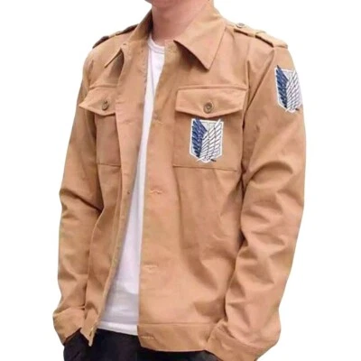 Attack On Titan Shingeki No Kyojin Scouting Legion Cosplay Cotton Jacket Size M - Image 1 of 4