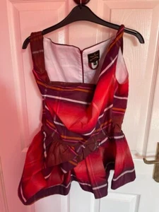 Blusa Bustier VIVIENNE WESTWOOD ANGLOMANIA 42 / UK 12 Aspecto Corsé Top Peplum - Imagen 1 de 8