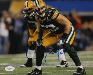 Clay Matthews Green Bay Autographed Photo 8x10 JSA - Picture 1 of 1