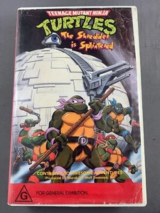 Teenage Mutant Ninja Turtles The Shredder Is Splintered Village Roadshow VHS (L) - Picture 1 of 4