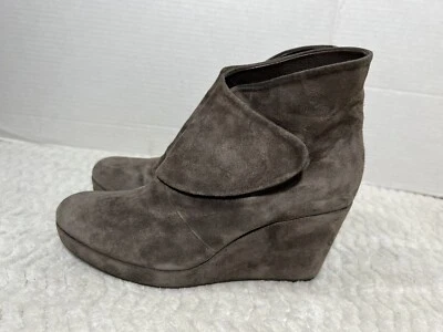 Botas de cuero de gamuza con plataforma gris Coclico Kiera para mujer talla 39 EE. UU. 8,5 Foto 1 de 4