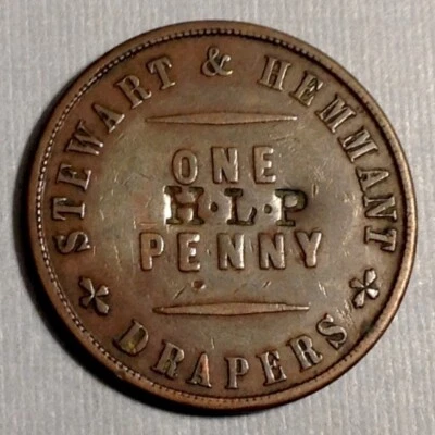 ~ Australia  Stewart & Hemmant Penny Token Queensland - Circa 1863 - Image 1 of 2