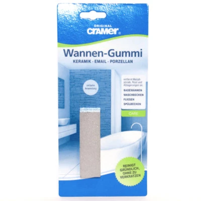 CRAMER Wannen Gummi, Reinigungsgummi, Fliesen, Keramik Radierer, Radiergummi