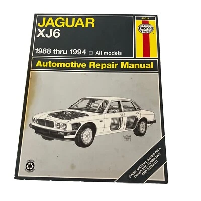 Manual de reparación automotriz Haynes Jaguar XJ6 1988-1994 Haynes todos los modelos #49011 Foto 1 de 4