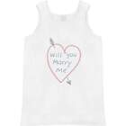 'Marriage Proposal Within a Heart' Adult Vest / Tank Top (AV043783)
