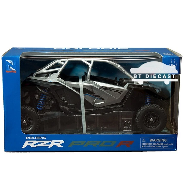 NEW RAY POLARIS RZR PRO R 1/18 SILVER 58453 A - Image 1 of 1