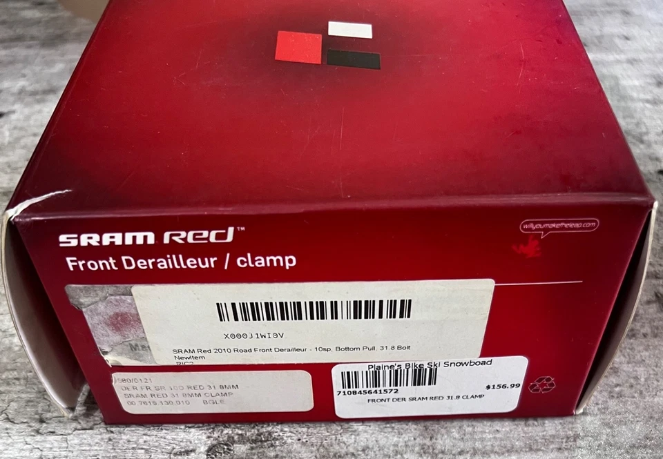 New SRAM Red Front Derailleur 10D / Clamp 31.8 00.7615.130.010 - Image 1 of 1