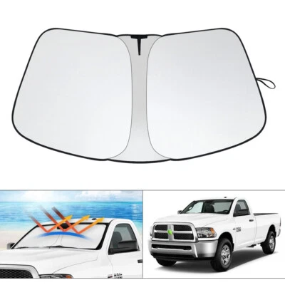 Parabrisas bloque UV protector delantero para camioneta Dodge Ram 2500 2010-2024 Foto 1 de 4