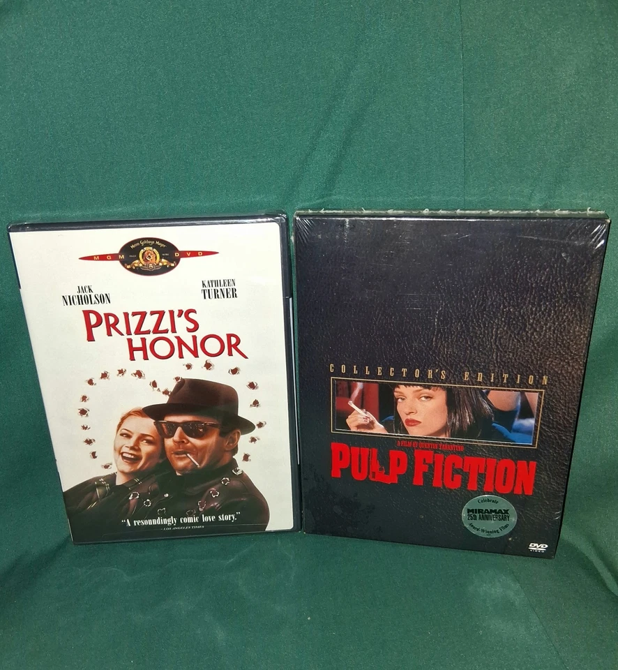 John Huston/PRIZZI'S HONOR:1985+Quentin Tarantino/PULP FICTION:1994-DVD-NEW - Image 1 of 4