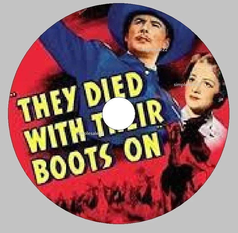 They Died With Their Boots On 1941 Errol Flynn Olivia de Havilland Movie DVD - Image 1 of 1