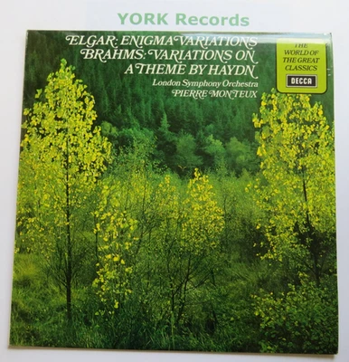 SPA 121 - ELGAR - Enigma Variations MONTEUX London SO - Excellent Con LP Record - Image 1 of 3