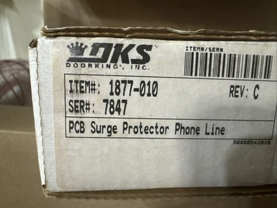 Doorking DKS Telephone Line Surge Suppressor 1877-010 - Image 1 of 2