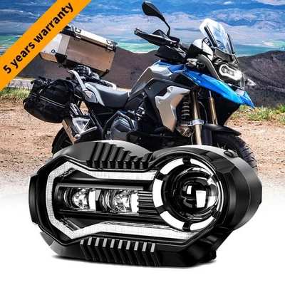 Faro LED DRL Plug&Play 120W para BMW R1200GS 2004-2012 R1200GS ADV 2005-2013 Foto 1 de 4