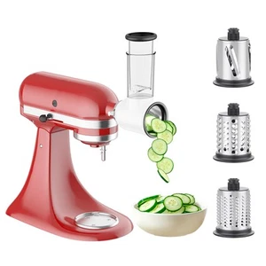 Slicer Shredder Attachments for KitchenAid Stand Mixers, Cheese Grater for Ki... - Picture 1 of 7