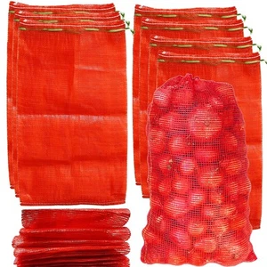24 Pack 20'' x 14'' Mesh Onion Bags, Reusable Drawstring Fresh Produce Storag... - Picture 1 of 7