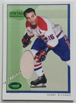 2002-03 Parkhurst Vintage Memorabilia Henri Richard /20 Montreal Canadiens - Image 1 of 2