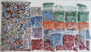 Assorted Colorful Mega LOT 3/16 Round Dome Rivets 4600 +/- Scrapbooking, Crafts - Picture 1 of 5