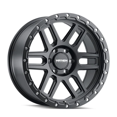 Llanta de 20" Mayhem Delta 20x9 negro mate 6x5,5 0 mm para Chevy GMC Cadillac Foto 1 de 4