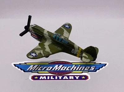 Micro Machines Military P-40 Warhawk Fighter Aircraft WWII Galoob LGTI - Image 1 of 3
