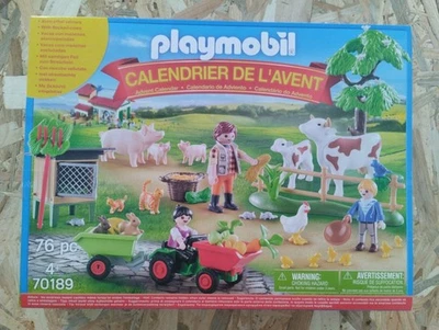 Playmobil 70189 - Calendrier De L'Avent Des Animaux De La Ferme. Set Neuf - Photo 1/4