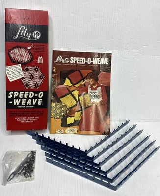 Telar de tejido ajustable vintage Lily Speed-O-Weave Art 717 Foto 1 de 4