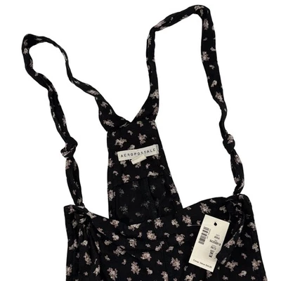 Macacão Aeropostale Estampa Floral Romper Mini Vestido Cottagecore Feminino Tamanho M - Imagem 1 de 4
