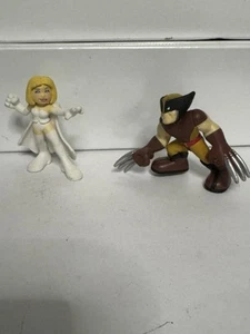 '07 Hasbro Marvel Superhero Squad X-Men Showdown w/ Wolverine & Emma Frost Loose - Picture 1 of 3