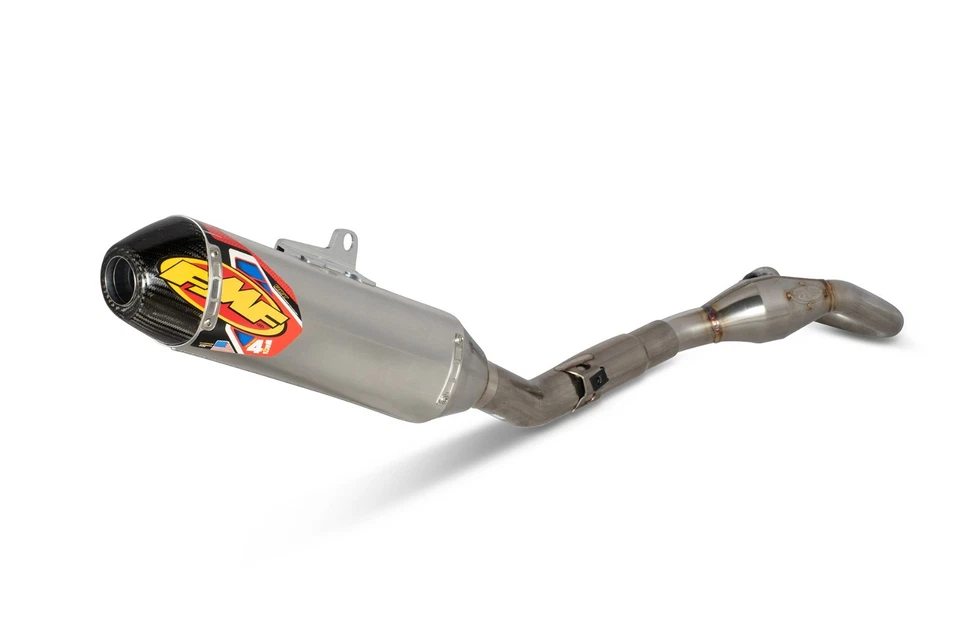 FMF 4.1 Full Exhaust Pipe Alum w/ Carbon Cap KTM 500 XCF-W/Husqvarna FE501 20-21 Foto 1 de 1