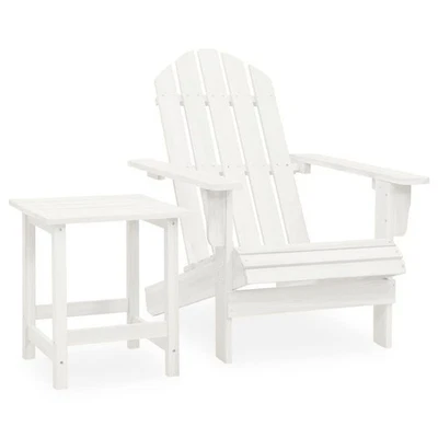 Garden Chair White Solid fir wood Standard Ergonomic - Image 1 of 4