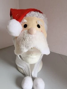 Christmas House Plush Santa Hat with Fur Cuffs, 17 in. NEW  - Picture 1 of 8