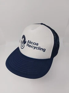 Vtg Alcoa Recycling Roped Snapback Trucker Hat Cap - Picture 1 of 5