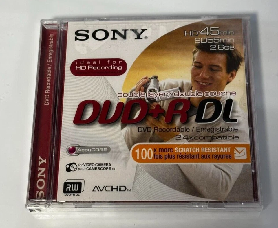 SONY DVD+R DL (DOUBLE LAYER / DOUBLE COUCHE) - Image 1 of 1