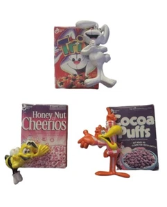 VTG General Mills Cereal Magnets! Trix, Cocoa Puffs, & Cherrios! - Picture 1 of 1