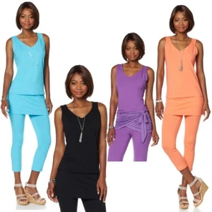 Lisa Kline Laguna V-neck Tank 479975-J (1X, Flamingo) - Picture 1 of 3