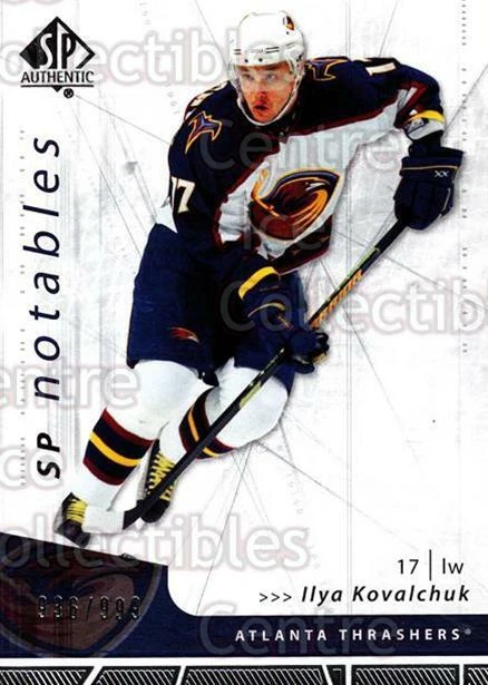 2006-07 SP Authentic #117 Ilya Kovalchuk - Image 1 of 1