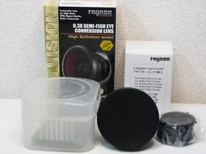 Raynox 0,3x High Def Semi Fisheye Conversion Lens 37mm Filter HD-3032PRO Vintage - Bild 1 von 24