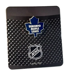 TORONTO MAPLE LEAFS Lapel Pin Tie Tack NHL Hockey Silver Plated Leaf NEW NWT - Picture 1 of 7