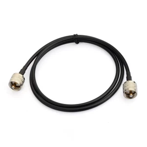 3 FT UHF PL259 Plug to PL-259 Male Pigtail Coaxial Cable RG58 for walkie talkie - Picture 1 of 3
