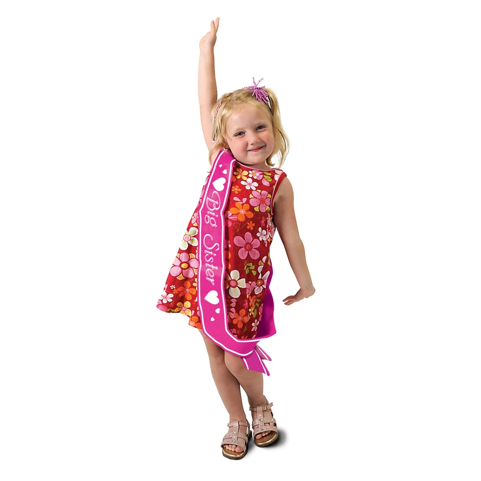 Beistle 60196 Big Sister Satin Sash Pack of 6